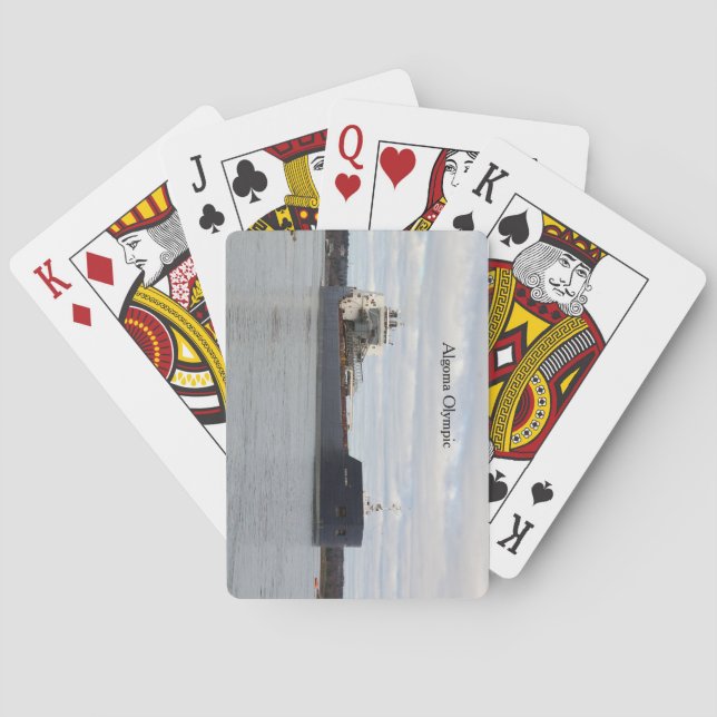 Olympische Spielkarte Algoma (Rückseite)