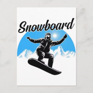 Olympische Winterspiele 2026 Frauen Snowboard Half Feiertagspostkarte