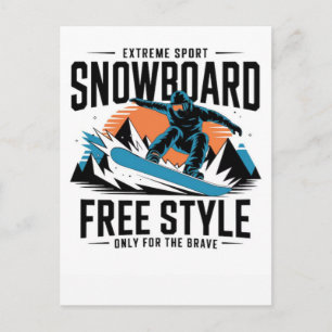 Olympische Winterspiele 2026 Frauen Snowboard Half Feiertagspostkarte