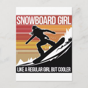 Olympische Winterspiele 2026 Frauen Snowboard Half Feiertagspostkarte