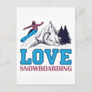 Olympische Winterspiele 2026 Frauen Snowboard Half Feiertagspostkarte