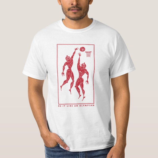 Olympischer Basketball-T - Shirt (Vorderseite)
