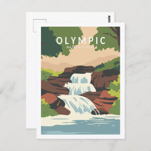 Olympischer Nationalpark - Ausstellungsort Postkarte
