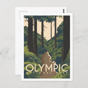 Olympischer Nationalpark - Ausstellungsort Postkarte