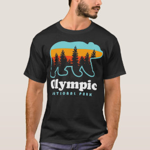Olympischer Nationalpark Bear Olympischer National T-Shirt