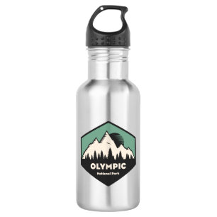 Olympischer Nationalpark Edelstahlflasche