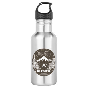 Olympischer Nationalpark Edelstahlflasche