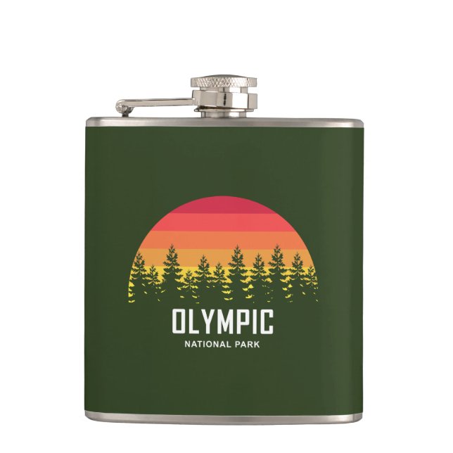 Olympischer Nationalpark Flachmann (Vorderseite)