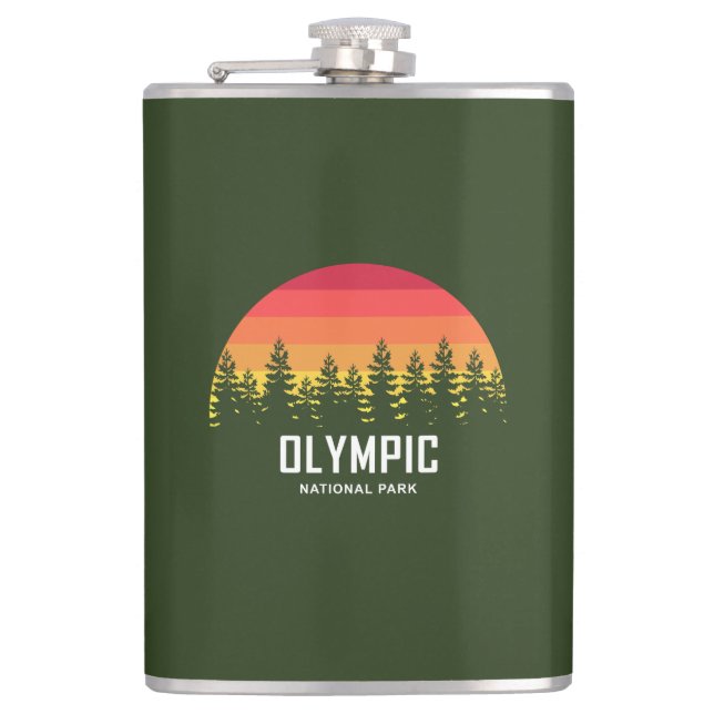 Olympischer Nationalpark Flachmann (Vorderseite)