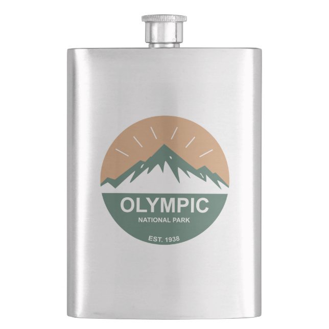 Olympischer Nationalpark Flachmann (Vorderseite)
