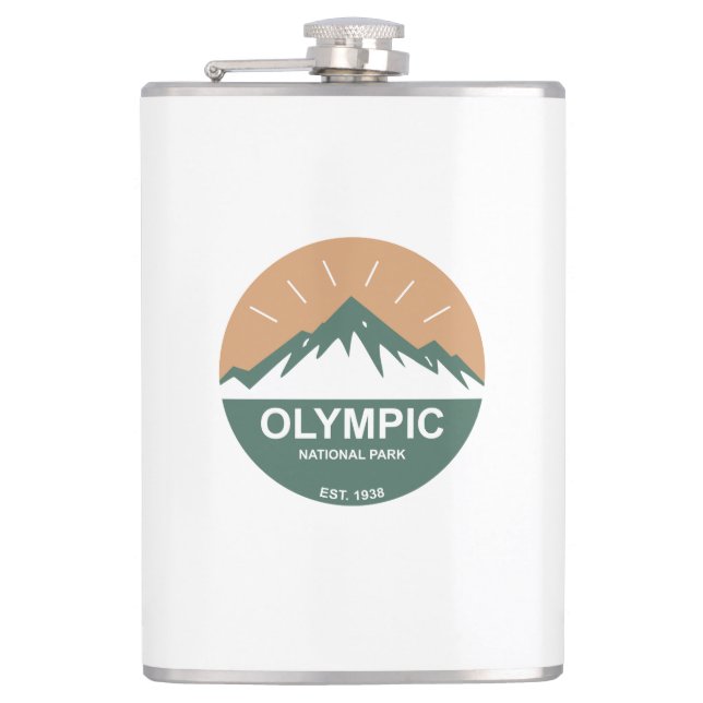 Olympischer Nationalpark Flachmann (Vorderseite)