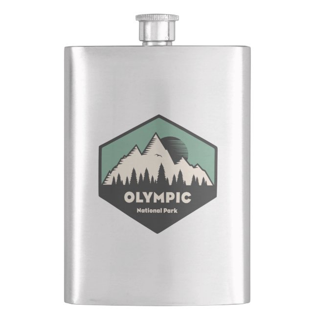Olympischer Nationalpark Flachmann (Vorderseite)