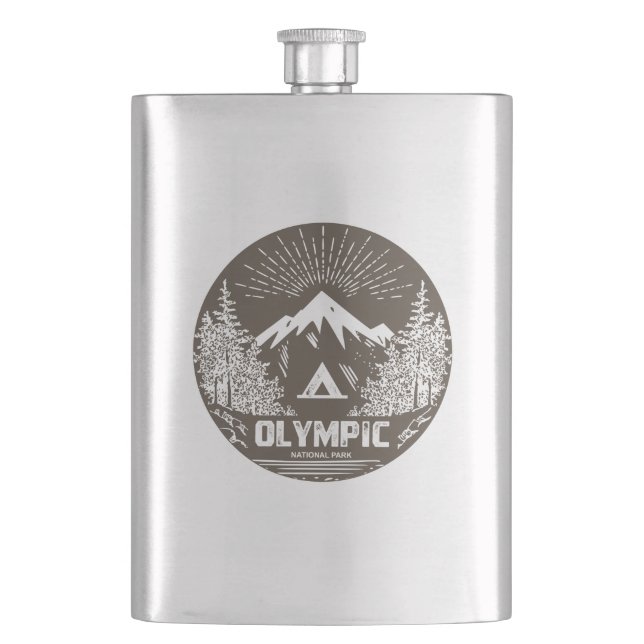 Olympischer Nationalpark Flachmann (Vorderseite)