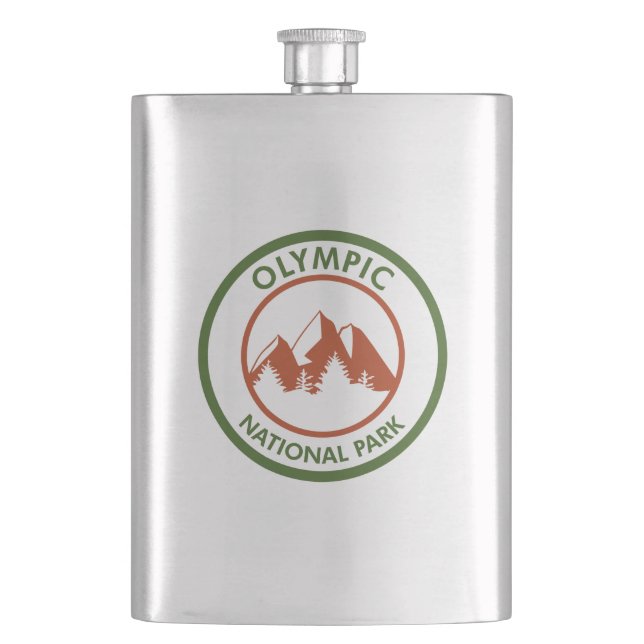 Olympischer Nationalpark Flachmann (Vorderseite)