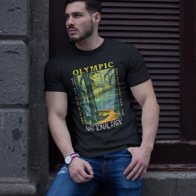 Olympischer Nationalpark Hoh Regenwald erschüttert T-Shirt (Von Creator hochgeladen)