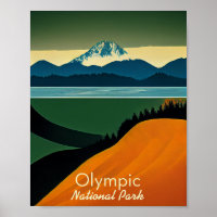 Olympischer Nationalpark Minimalistisch