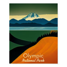 Olympischer Nationalpark Minimalistisch
