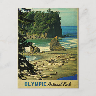 Olympischer Nationalpark Postkarte
