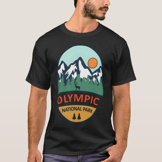 Olympischer Nationalpark T-Shirt (Vorderseite)