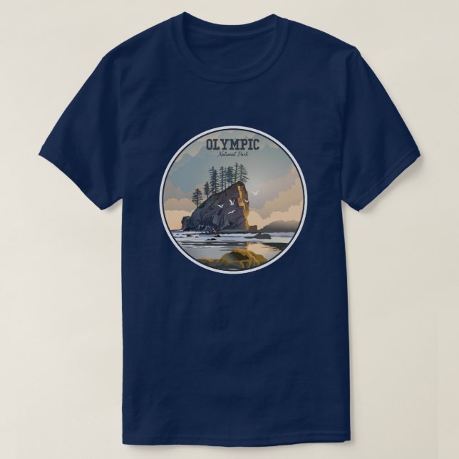 Olympischer Nationalpark T-Shirt (Design vorne)