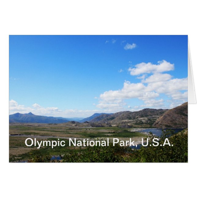 Olympischer Nationalpark, U.S.A. Schöne Landschaft (Vorderseite (Horizontal))