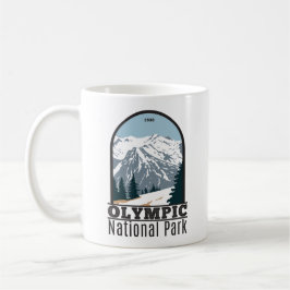 Olympischer Nationalpark Washington Vintag Kaffeetasse
