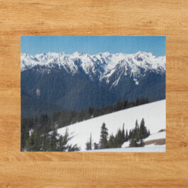 Olympischer Nationalpark Winterlandschaft Puzzle