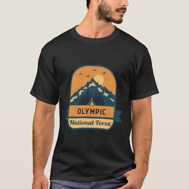 Olympischer Nationalwald � Geheimnisse der Wildnis T-Shirt (Vorderseite)