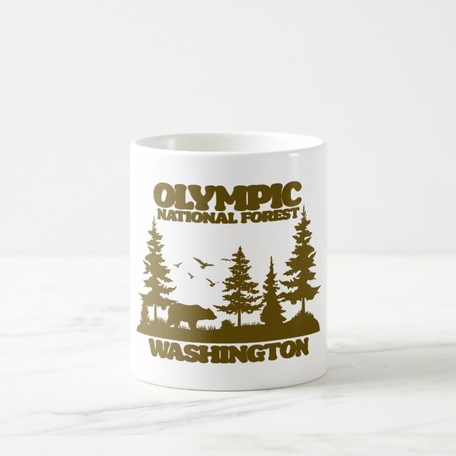 Olympischer Nationalwald Kaffeetasse (Mittel)