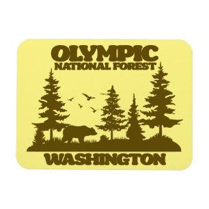 Olympischer Nationalwald Magnet