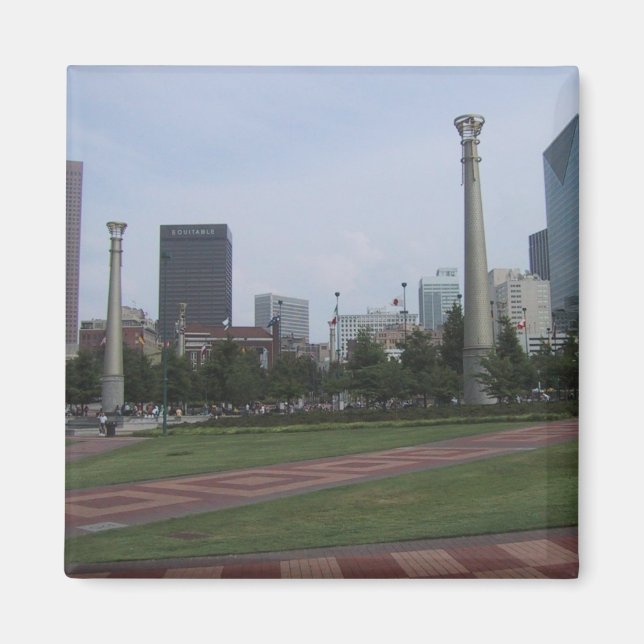 Olympischer Park im Zentrum von Atlanta, Ga. Magnet (Vorne)