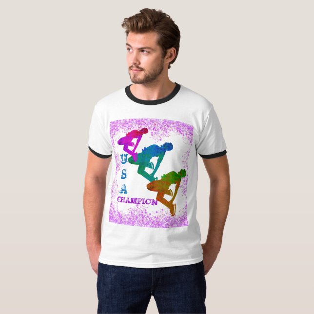 OLYMPISCHES EISLAUFEN  T-Shirt (Vorne ganz)