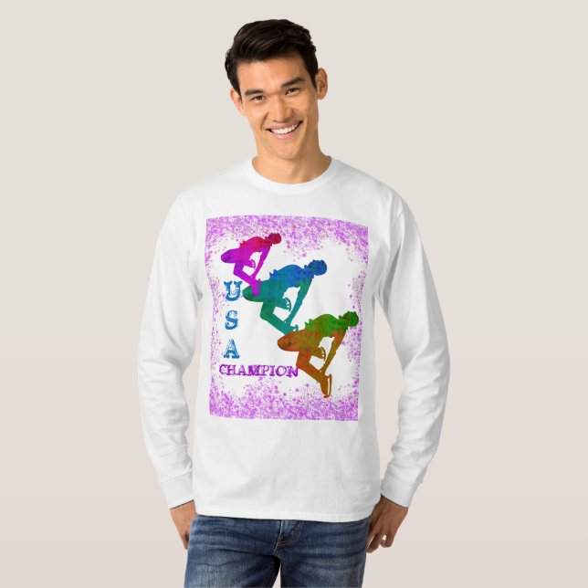 OLYMPISCHES EISLAUFEN  T-Shirt (Vorne ganz)