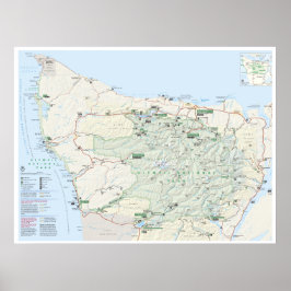 Olympisches Kartenplakat Poster