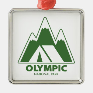 Olympisches Nationalpark-Camping Ornament Aus Metall
