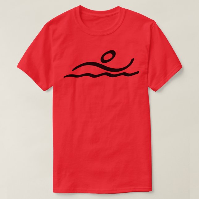 Olympisches Schwimmen T-Shirt (Design vorne)