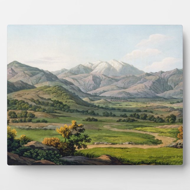 Olympus-Berg, wie zwischen Larissa und Baba gesehe Fotoplatte (Vorderseite)