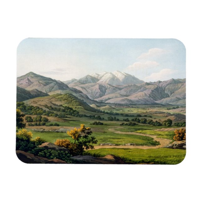 Olympus-Berg, wie zwischen Larissa und Baba gesehe Magnet (Horizontal)