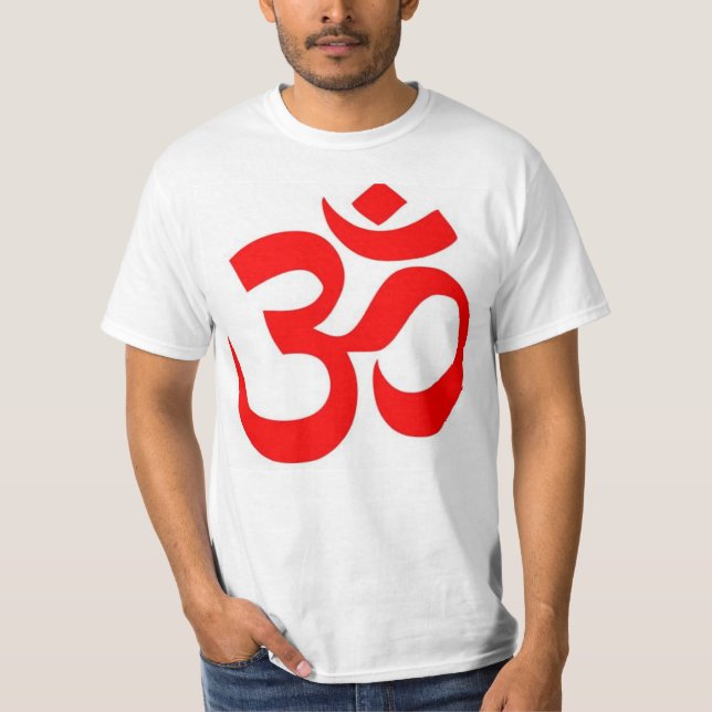 OM (ॐ) - hindisches und buddhistisches Symbol T-Shirt (Vorderseite)