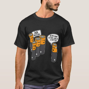 Om Alkoholisches Batterietreffen Neuartiges Witzig T-Shirt