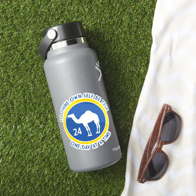 OM an sich selbst sind wahre Camel 24 Stunden YB Aufkleber (HydroFlask Insitu)