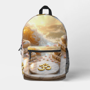 OM - AUM - ZEN BUDDHISMUS BEDRUCKTER RUCKSACK