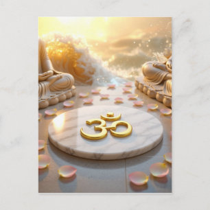 OM - AUM - ZEN-BUDDHISMUS POSTKARTE