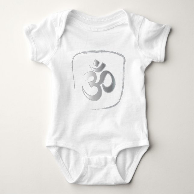 Om Baby Strampler (Vorderseite)