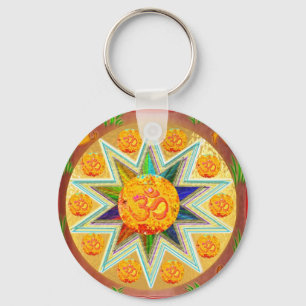 OM-Beschwörungsformel: GESANG lautes GAYATRI, im Schlüsselanhänger