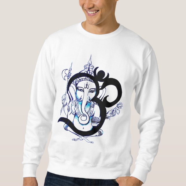 OM - Das Sweatshirt Ganesha Männer (Vorderseite)
