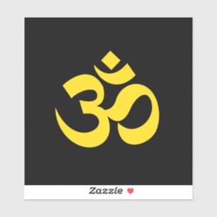 Om für Gott Aufkleber