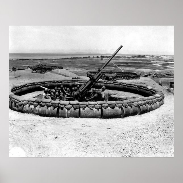 OM Gewehr auf Okinawa Poster (Vorne)