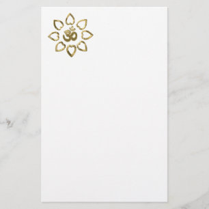 Om goldenes Symbol Briefpapier