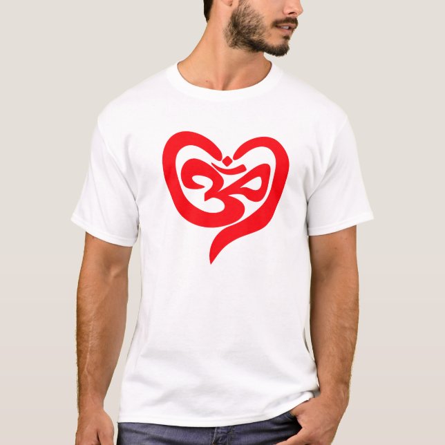 OM im Herzen T-Shirt (Vorderseite)